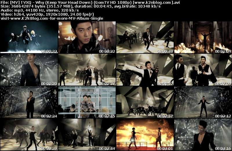 [MV] TVXQ - Why (Keep Your Head Down) (GomTV HD 1080p)